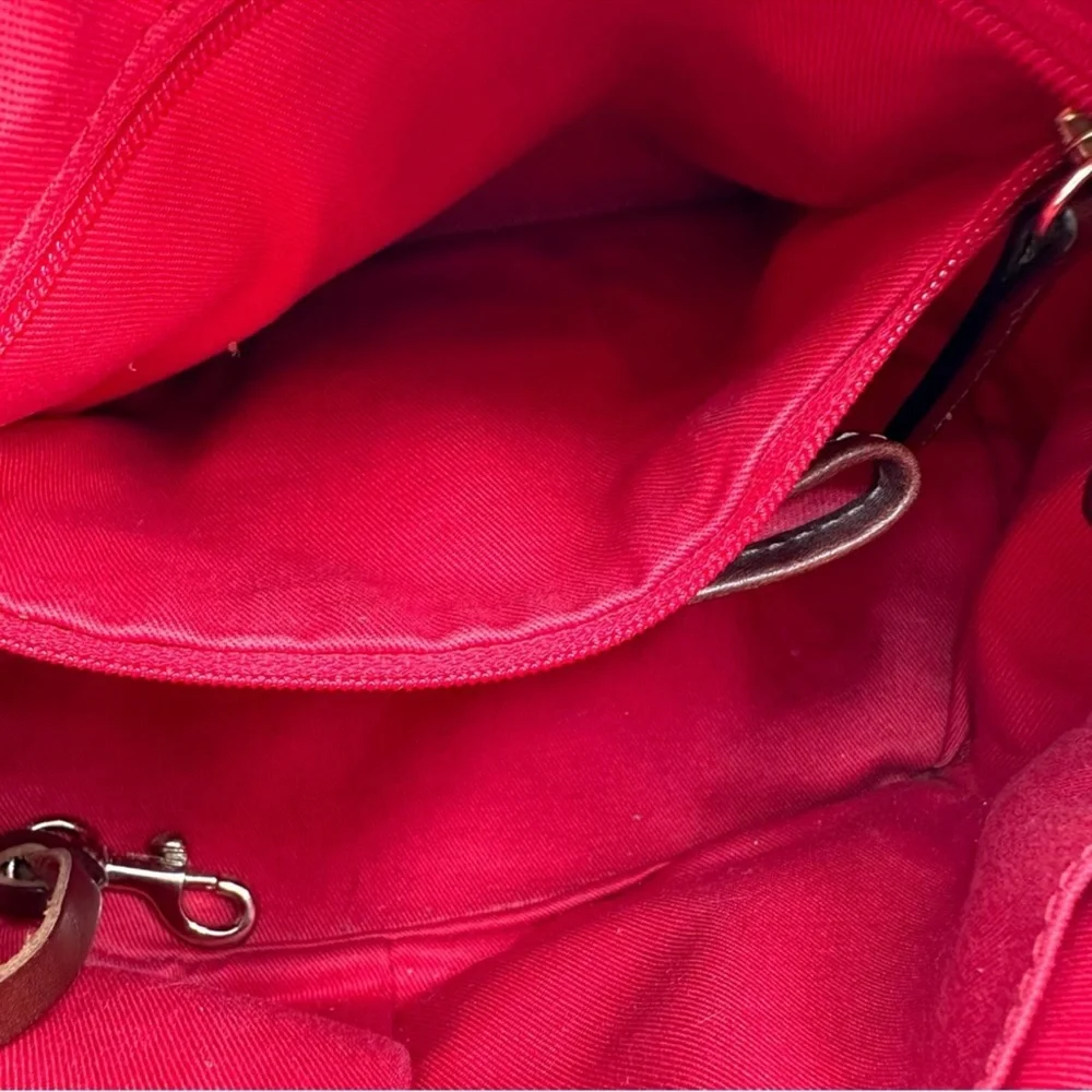 Dooney & Bourke Y2K Beige Monogram Hobo Bag